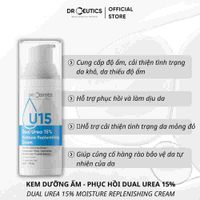DRCEUTICS Kem Dưỡng Ẩm Và Phục Hồi Da Dual Urea 15% Moisture Replenishing Cream (50g)