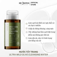 DRCEUTICS Nước Tẩy Trang Ultra-mild OLIVE Cleansing Water Cho Mọi Loại Da, Da Nhạy Cảm 500ml