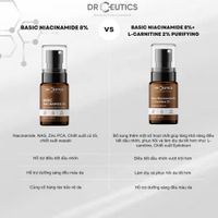 Drceutics Serum Phiên Bản Nâng Cấp Basic Niacinamide 8% + L-Carnitine 2% - Điều Tiết Da Dầu, Chăm Sóc Da Dầu Mụn(30g)