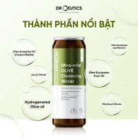 DRCEUTICS REFILL Nước Tẩy Trang Ultra-mild OLIVE Cleansing Water Dạng Lon - Cho Mọi Loại Da, Da Nhạy Cảm (480g)